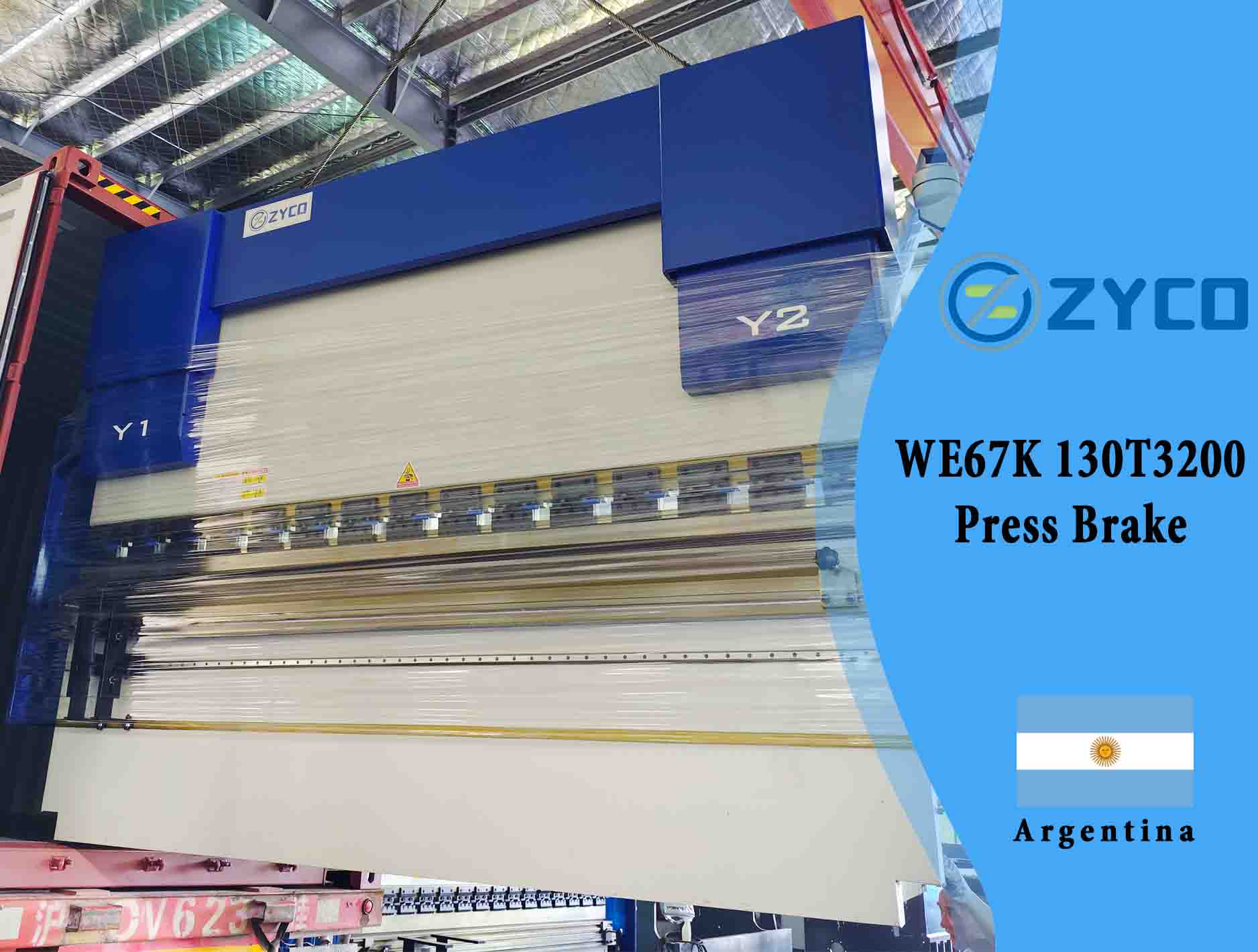 Argentinien-WE67K 130T 3200 automatische CNC-Abkantpresse