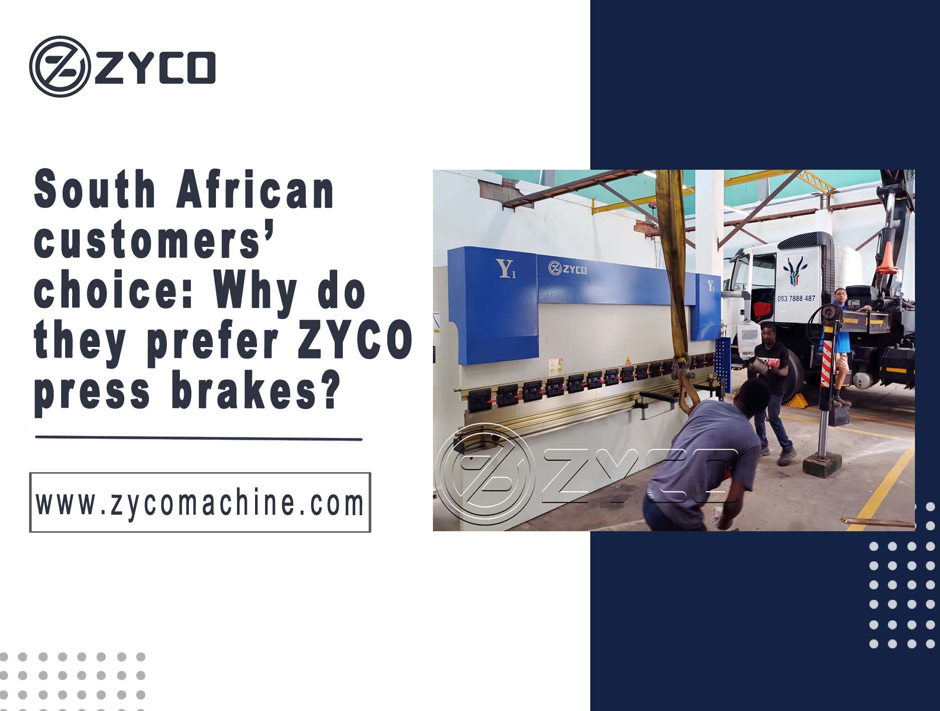 South African customers’ choice: Why do they prefer ZYCO press brakes?