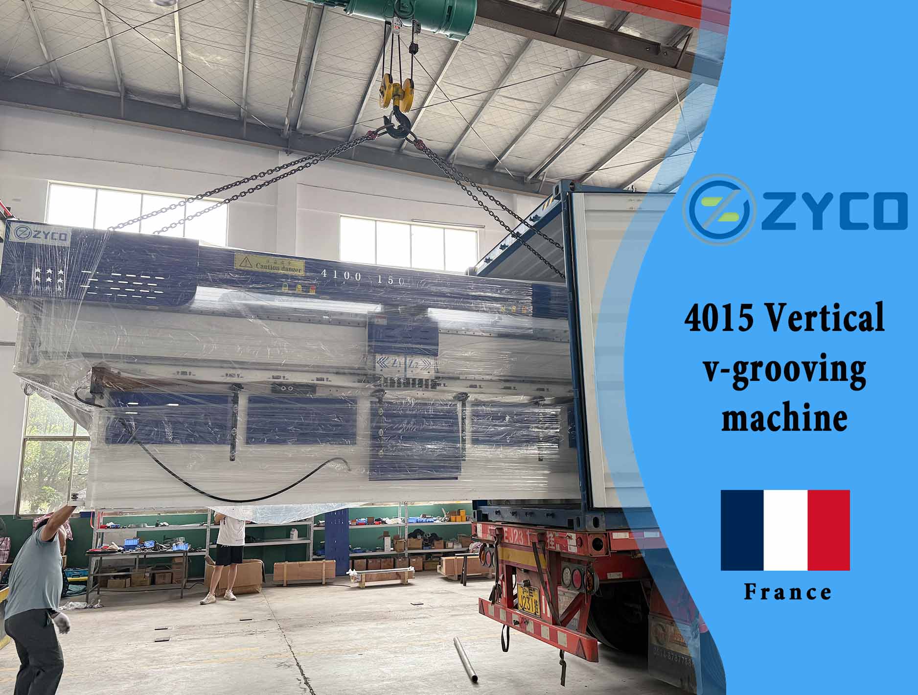 France-4015 Edelstahl Vertikale V-Nutmaschine