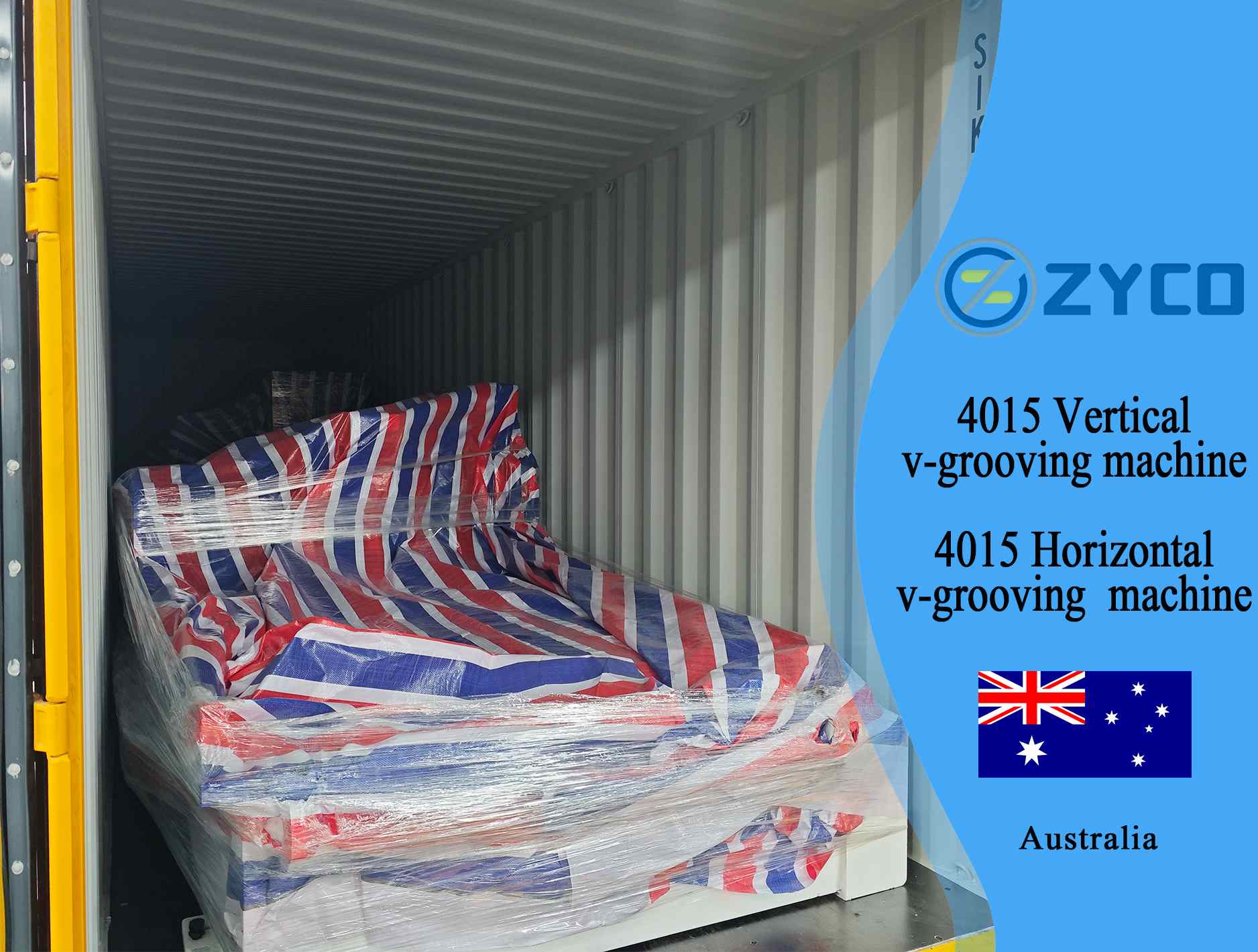 Australien-4015 Vertikale und horizontale V-Nutmaschine für Eisenplatten