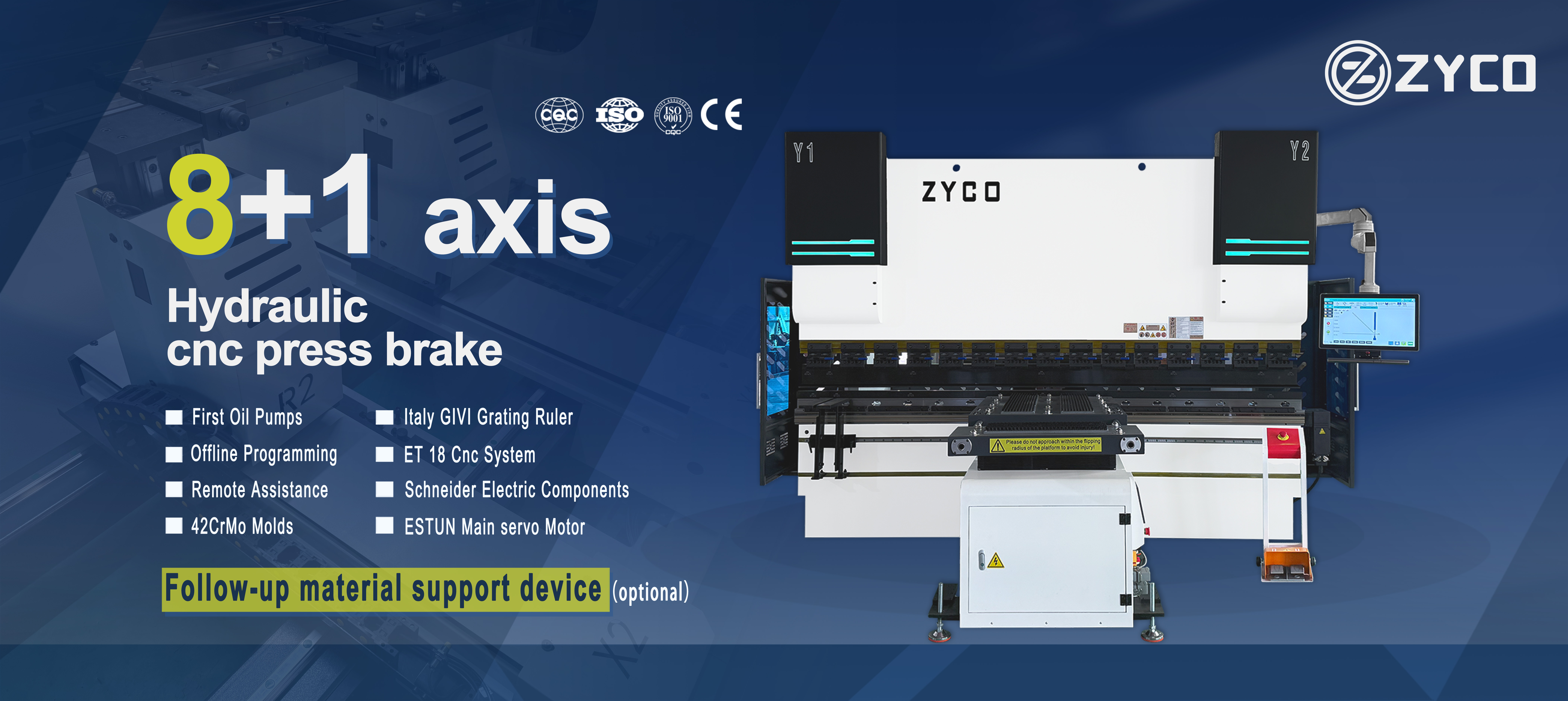 Hydraulische CNC -Pressebremse