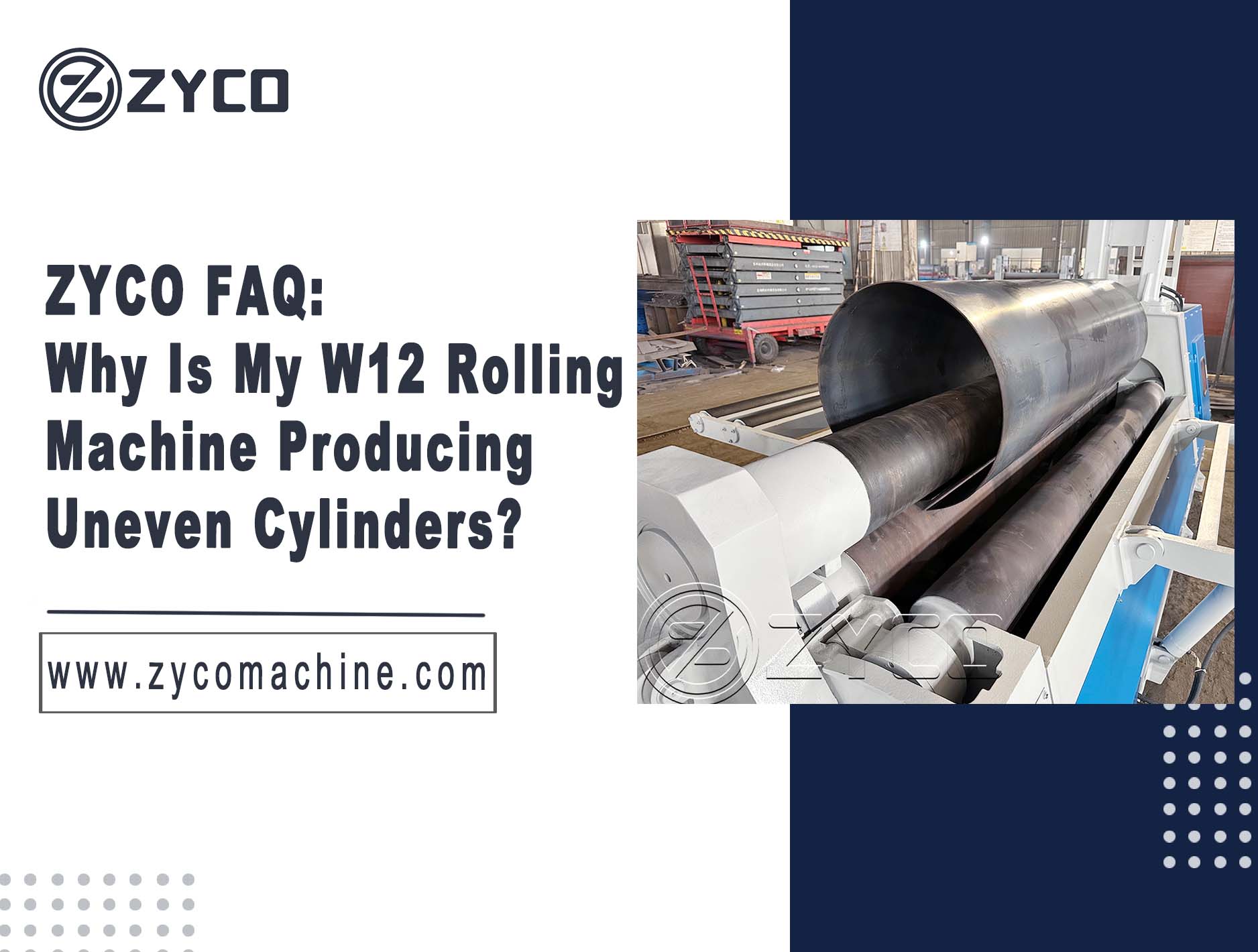 Warum produziert meine W12-Walzmaschine ungleichmäßige Zylinder?