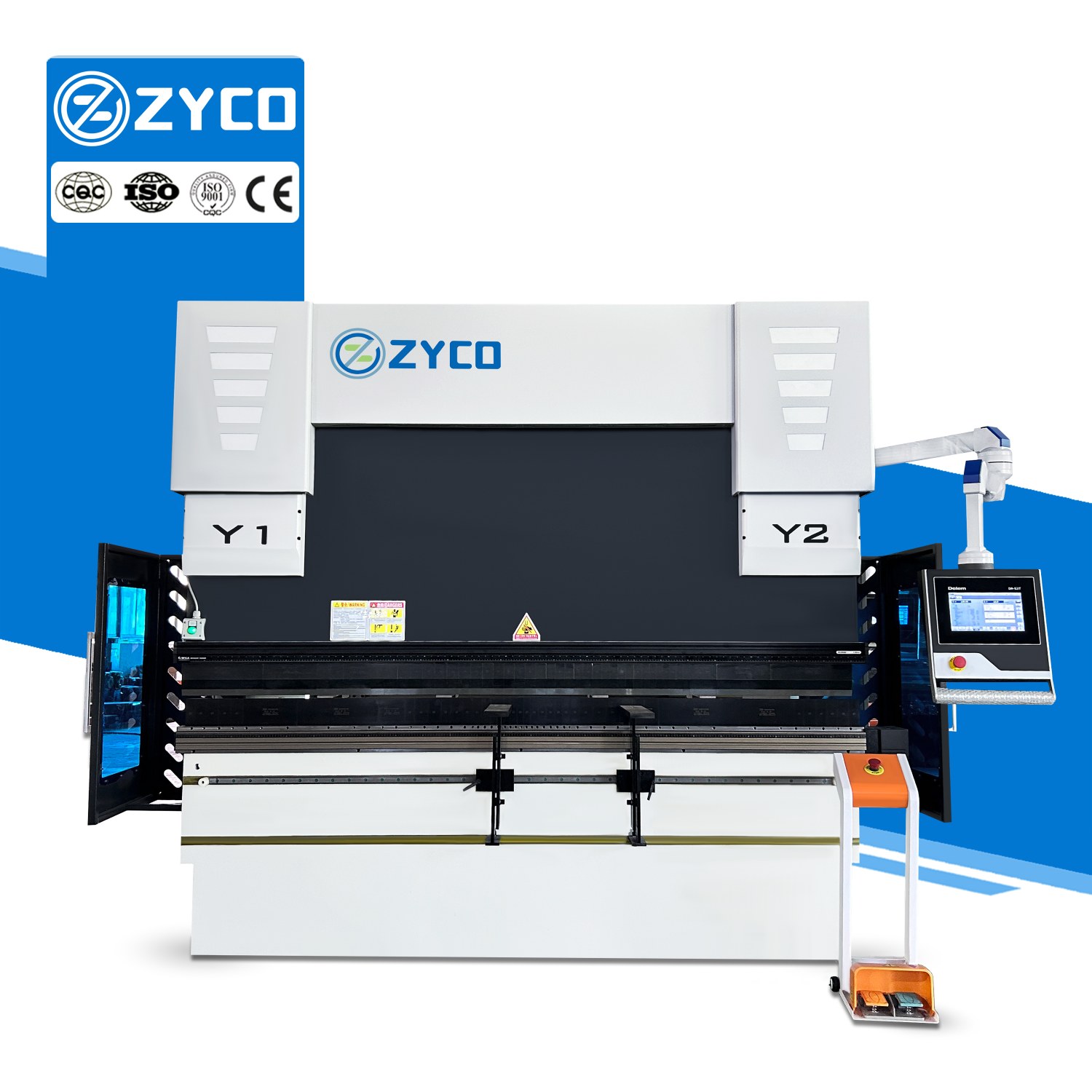 DA53T CNC-Abkantpresse mit WILA-Spannsystem für Präzisionsbiegen