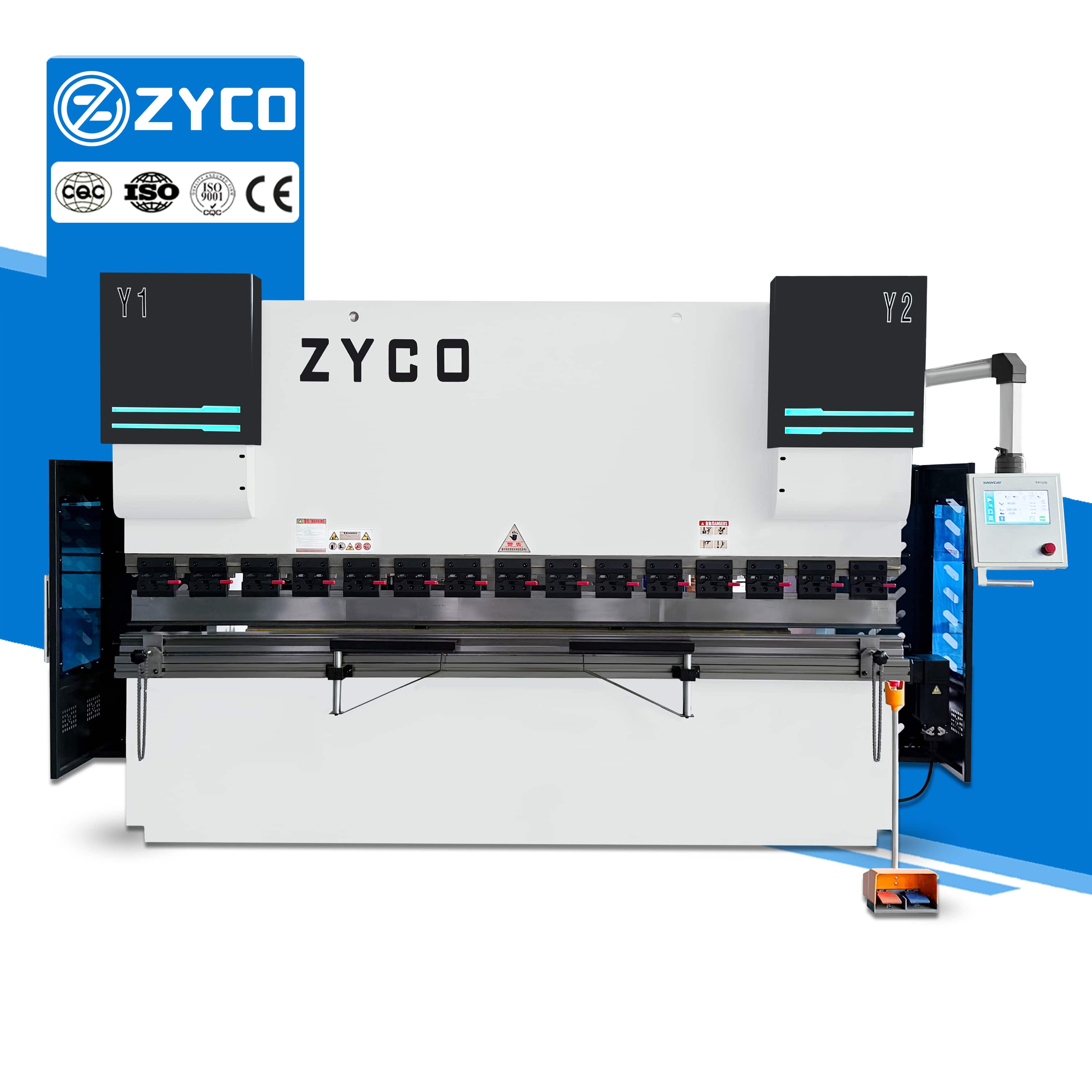 Vielseitige 4+1-Achs-CNC-Abkantpresse TP10S für flexible Fertigung