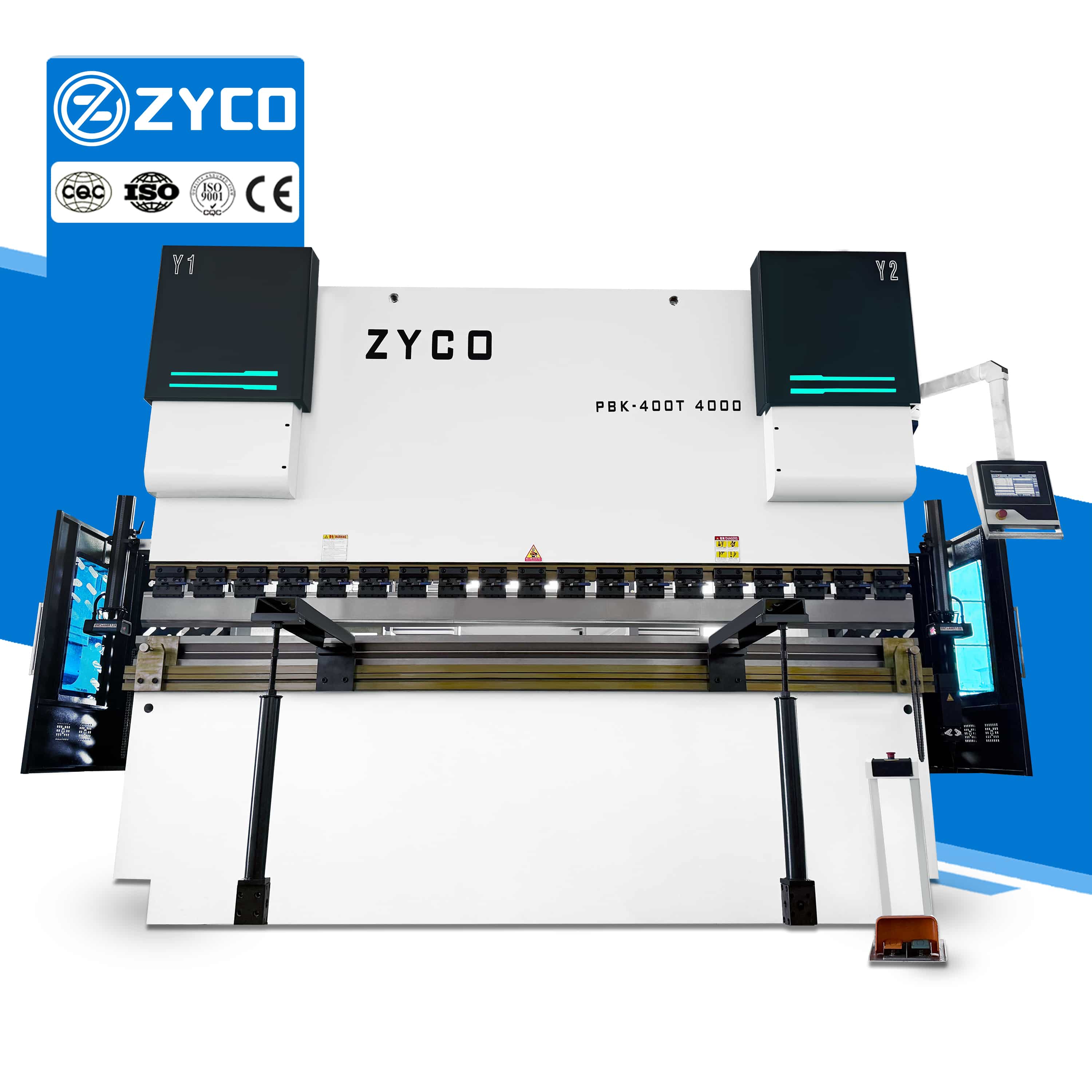400T 4000mm DA53T CNC-Abkantpresse für das Biegen von schweren Blechen